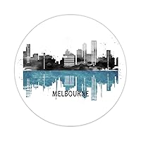 50 Pieces Australia Melbourne Skyline Vinyl Sticker Decal New City Vinyl Stickers City Travel Peel and Stick Sticker Vinyl Decal for Laptop Water Bottle Car Cup Phone Computer 3inch