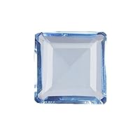 REAL-GEMS 111.20 Ct Blue Topaz Emerald Shaped Loose Gemstone