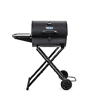E1816 King-Griller Gambler Portable Charcoal Grill in Black