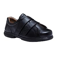 Mens Wide Fit Kenny Black Brown Shoes