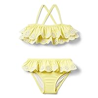 Janie and Jack Girls' Two-Piece Swimsuit (Toddler/Little Big Kid)