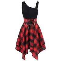 Sleeveless Dresses for Women 2023 Midi Plus Size with Straps Cute Summer Outfits Graphic Flowy Church Sun Dresses