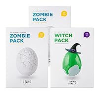 SKIN1004 Zombie Pack x2 & Witch Pack x1 Set