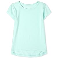 The Children's Place Girls' Short Sleeve High Low Tee