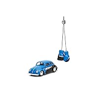 Punch Buggy 1:32 Scale 1959 Volkswagen Beetle Die-cast Car with Mini Gloves Accessory (Blue), Toys for Kids and Adults