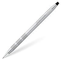 Cross Classic Century Refillable Ballpoint Pen, Medium Ballpen, Includes Premium Gift Box - Satin Chrome