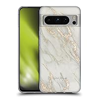 Head Case Designs Officially Licensed Nature Magick Gold Marble Metallics Soft Gel Case Compatible with Google Pixel 8 Pro