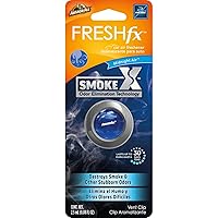 Armor All Fresh FX Smoke X Car Odor Eliminator , Car Air Freshener, Midnight Air Scent, 0.08 Fl Oz, 1 Count (Pack of 1)