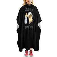 Daddy's Drinking Buddy Printed Barber Cape Hair Cutting Apron Professional Salon Haircut Capes for Men Women