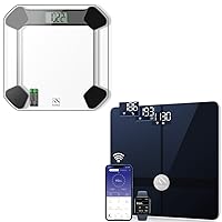 FITINDEX Bathroom Scale for Body Weight and Wi-Fi Scale for Body Weight, Bluetooth Body Fat Scale Smart Digital Weight BMI Scale