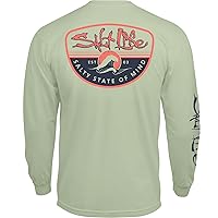 Salt Life Men's Morning Wave Long Sleeve Crew Neck Tee