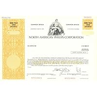 North American Philips Corp. - 1959 Specimen Stock Certificate