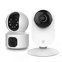 Pro 2K Home Security Camera Dual-Lens Indoor Camera Bundle
