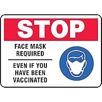 Accuform, Stop FACE MASK Required Even IF You Have Been Vaccinated