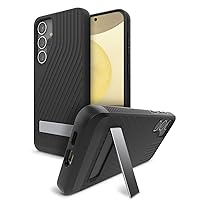 ZAGG Denali Samsung Galaxy S24+ Case with Kickstand - Graphene-Infused Dual Layer Protection, 16ft Drop Resistant, Eco-Friendly Design, Black