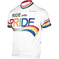 Ride with Pride Women’s Bicycle Jersey - Superior Club - Full Length Zipper Jersey - Moisture Wicking Fabric