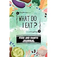 What do I eat?: Food and Habits Journal. Food Control for people who suffer from SIBO, Celiac disease, Lactose Intolerance or other Intestinal Discomfort.