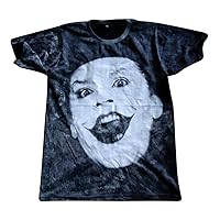 HOPE & FAITH Unisex The Joker Jack Nicholson T-Shirt Short Sleeve Mens Womens