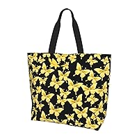 Black Zebra Printed Patterns Print Tote Bag Women Single Shoulder Leisure Bag Multi-Purpose Large Shopping Bag