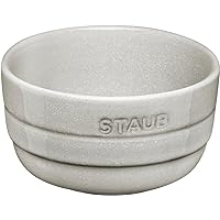 Staub 40508-802 Stackable Bowl, Campagne, 4.3 inches (11 cm), 10.1 fl oz (300 ml), Ceramic Bowl, Ceramic, Microwave Safe, Ceramic Bowl