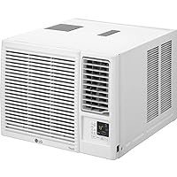 LG LW8021HRSM Wifi 7,500 Window Air Conditioner with Heat, 115V, Cools up to 320 Sq. Ft. for Bedroom, Living Room, Apartment, with Wi-Fi, App Control, 2 Speeds, Remote, White, 7500 BTU