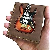 AXE HEAVEN GW-010 Electric Guitar Wallet Handmade Leather