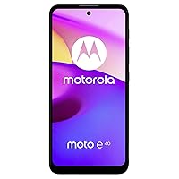 Motorola Moto e40 Dual-SIM 64GB ROM + 4GB RAM (GSM Only | No CDMA) Factory Unlocked 4G/LTE Smartphone (Blue) - International Version