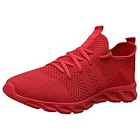 Men's Running Shoes Breathable Walking Trainers Sneakers Athletic Gym Fitness Sport Shoes Lightweight Casual Working Jogging Outdoor Shoes