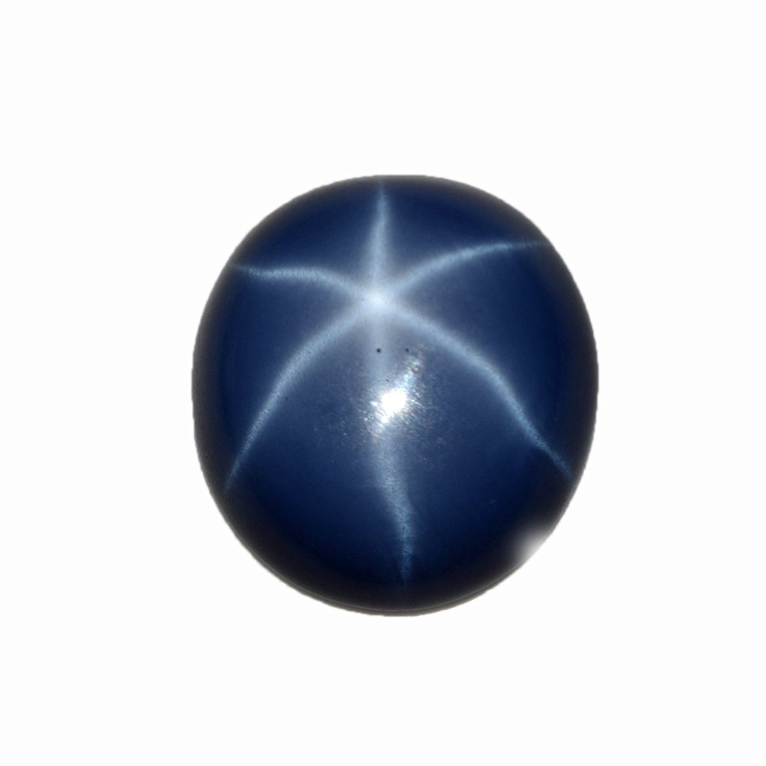 gemhub Fabulous Oval Cut Sapphire 2.50 Ct. Natural 6 Rays Blue Star Sapphire Gemstone BP-294
