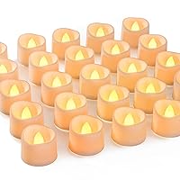 Homemory 72 Pcs Flameless Tealight Candles Bulk, Battery Operated Votive Candles, Flickering [White Base] [Batteries Included]