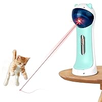 TBTeek Cat Toys, Automatic Cat Laser Toy, Interactive Cat Toys for Indoor Cats/Kittens/Dogs (Light Green)