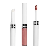 COVERGIRL, Outlast AllDay Lip Color with Moisturizing Topcoat New Neutrals Shade Collection 120 Dusty Blush, 1 Count