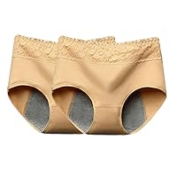 GALPADA 2pcs Period Underwear Best Period Panties Menstrual Underwear Physiological Underwear