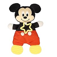 Kids Preferred Disney Baby Mickey Mouse Plush and Sensory Crinkle Teether Toys for Newborn Baby Boys and Girls 10 inches