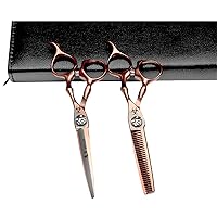 Hair Cutting Scissors Set,6.0 Inch Hairdressing Scissors Set,Hair Cutting Scissors,Thinning Scissors,Set for Barber Salon and Home