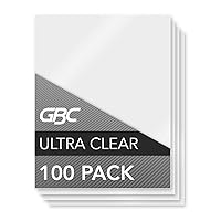 GBC Swingline Thermal Laminating Sheets / Pouches, Letter Size, 5 Mil, Heat Seal Ultra Clear, 100-Count (3200654)