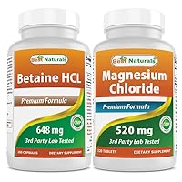 Betaine HCL 648 mg & Magnesium Chloride 520 mg