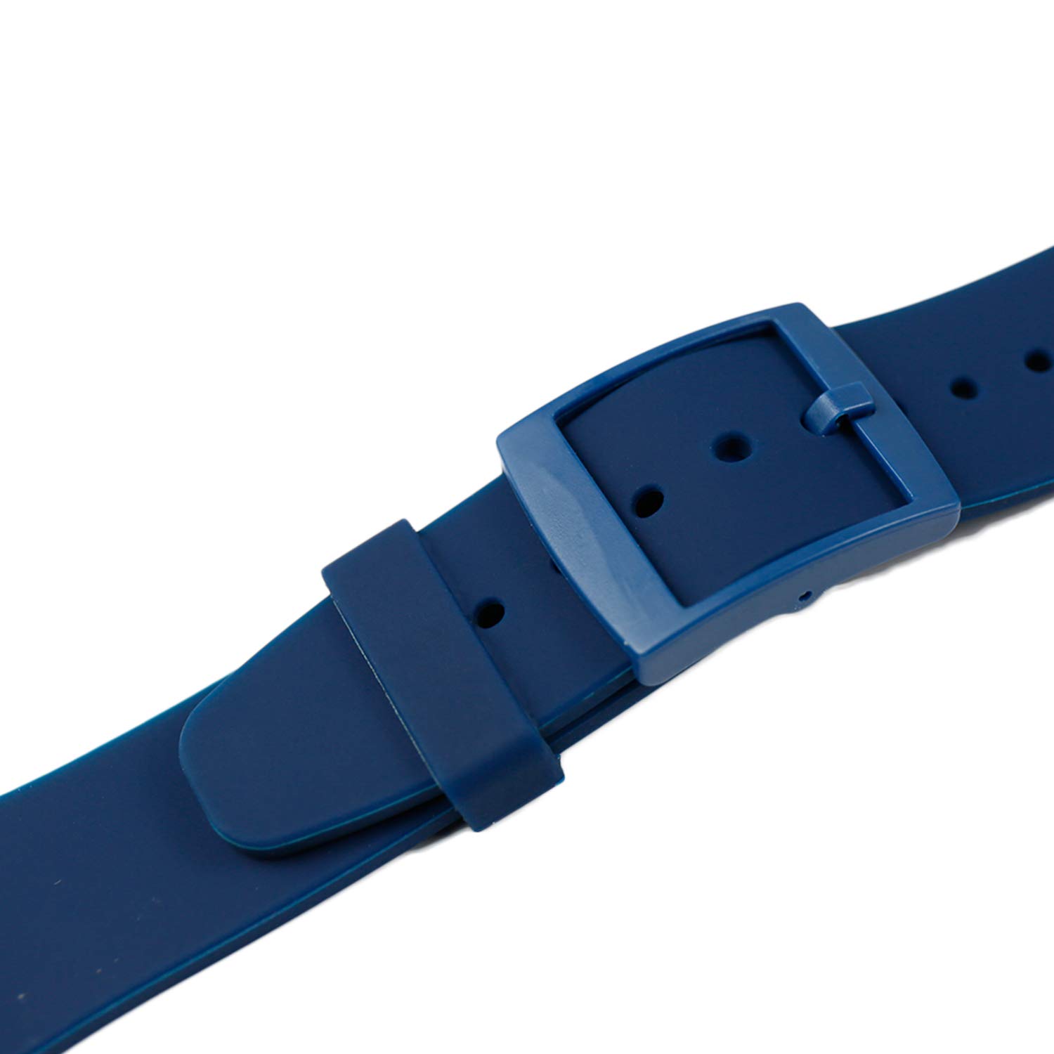 KHZBS Watch Straps Replacement Plastic Buckle and silicone loops Compatible with Swatch band - multiple colors and sizes