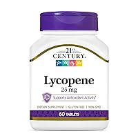 21st Century Lycopene 25 mg Tablets, 60 Count (22400)