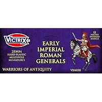 Early Imperial Roman Mounted Generals 28mm Plastic Historical Gaming Miniatures