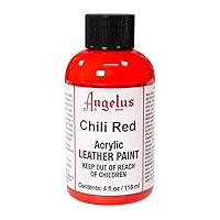 Angelus Acrylic Leather Paint Chili Red 4oz