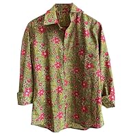 Men's Shirt Pure Cotton Light and Comfortable Shirt, Summer wear, Ethnic wear, Handcrafted Slow Fashion, Jaipuri Shirt_05