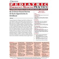 Pediatric Emergency Medicine Practice: An Evidence-Based Review Of Acute Appendicitis In Childhood