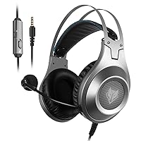 NUBWO Gaming Headset for Xbox One, PS4, PC, Controller, Wired Gaming Headphones with Microphone and Volume Control for PC / Ps4 / Xbox one 1 / Phone/Laptop, Switch Games