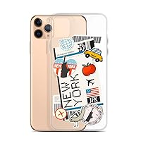 iPhone 11 Pro Max Case | New York Ticket iPhone 11 Pro Max Cases | Shockproof Anti-Scratch Clear Boarding Pass NYC Case | TPU Bumper Protective Case Cover for Apple iPhone 11 Pro Max Case