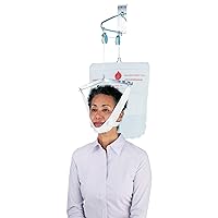Carex Overdoor Cervical Neck Traction Device - Back Stretcher Spinal Decompression and Neck Stretcher Device for Over The Door