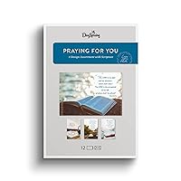 DaySpring - Praying for You - 4 Nature Design Assortment with Scripture - King James Version - 12 Praying for You Boxed Cards & Envelopes (U0062)