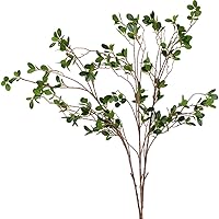 3 Pcs Faux Stems Artificial Branches for Vase Greenery Stems Faux Branches for Vase Plant Artificial Eucalytus Branches Plants (45