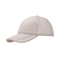 m metellıno METELLINO Leather Baseball Cap Genuine Sheepskin Unisex Hat