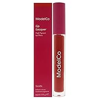 MODELCO Lip Lacquer - High-Pigment, Long-Wear Color - Non-Sticky, Comfortable Finish - Instantly Plumps Lips - Provides All-Day Moisture - Lips Feel Soft, Supple, And Kissable - Socialite - 0.17 Oz